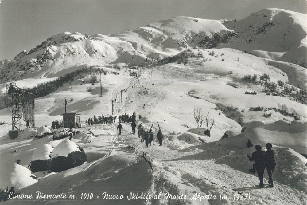 Skilift al Monte Alpetta - anni 60